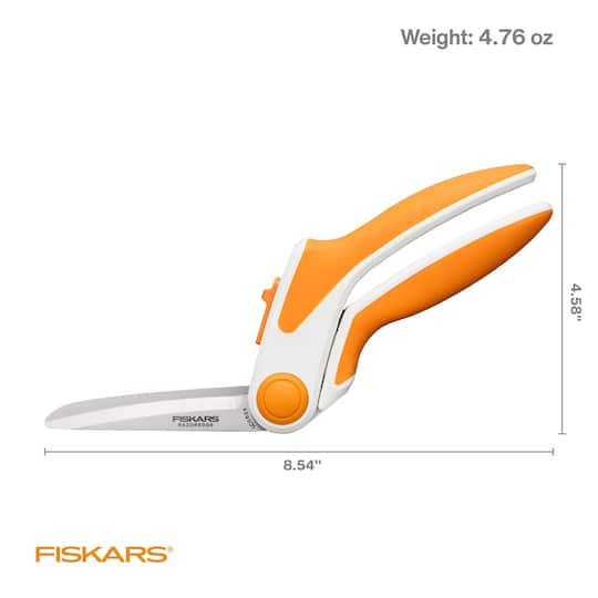 Fiskars® RazorEdge Easy Action™ Fabric Shears for Tabletop Cutting, 8"